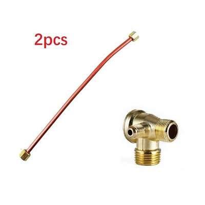 #ad Check Valve Air Compressor Parts Check Valve Exhaust Tube Oil Pump With 3 Port $11.16