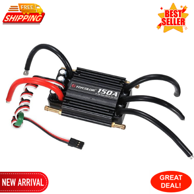 #ad Waterproof 150A Brushless ESC Electronic Speed Controller With 5.5V 5A BEC $85.72