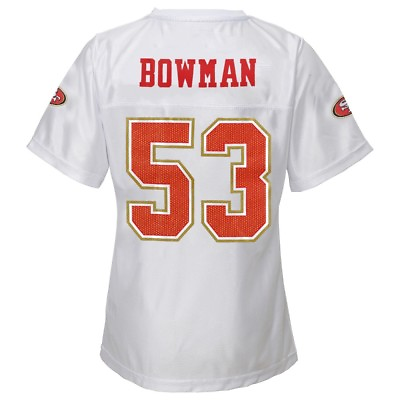 #ad NaVorro Bowman NFL San Francisco 49ers Replica Jersey Girls Youth XS XL $19.99