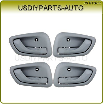 #ad 4pcs 30024125 Gray Interior Handle For CHEVROLET TRACKER 99 04 Left Driver Side $14.99