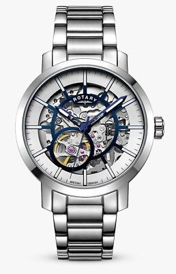 #ad Rotary Gents Greenwich Automatic Skeleton Watch GB05356 05 $303.23