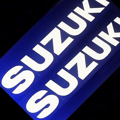#ad Suzuki GLOSS WHITE decals 750 stickers 600 gsxr 1000 sv 650 250 gsx f 8r moto gp $4.99