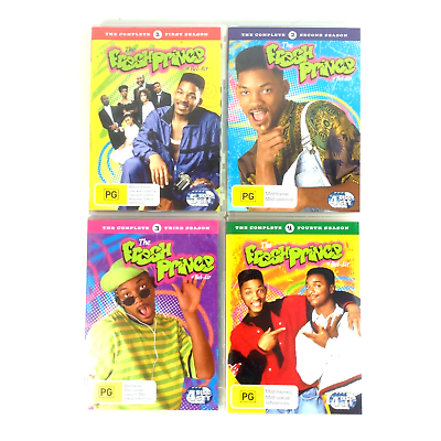#ad The Fresh Prince Of Bel Air Seasons 1 4 Comedy Series Region 4 DVD Like New AU $24.99