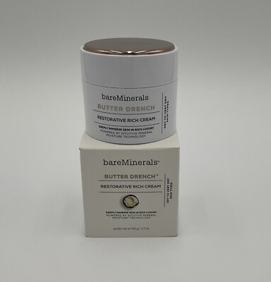 #ad bareMinerals Butter Drench Restorative Rich Cream Dry to Very Dry Skin 1.7 oz $34.99