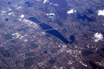#ad Photo 6x4 Edmonton and the Lea Valley Reservoirs from the air Edmonton T c2010 GBP 2.00