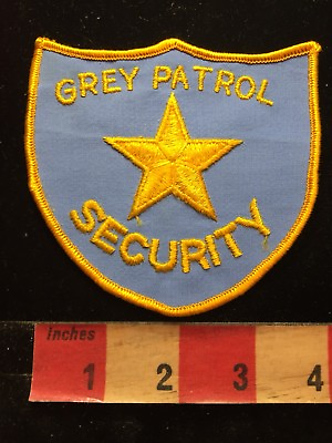 #ad Security Guard Patch GREY PATROL SECURITY 85J $5.99