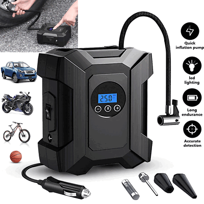 #ad 150PSI Car Air Tire Pump Inflator Portable Compressor Digital Electric Auto 12V $16.95