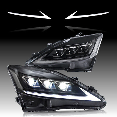 #ad VLAND FULL LED Projector Headlights For Lexus IS250 IS350 ISF 2006 13 DRL Lamps $395.99