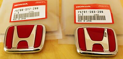 #ad HONDA Genuine Integra DC2 Type R Front amp; Rear Emblem Badges ACURA JDM Japan New $142.62