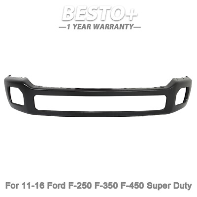 #ad Black Front Bumper Car Metal Fit For 11 16 Ford F 250 F 350 F 450 Super Duty $259.63