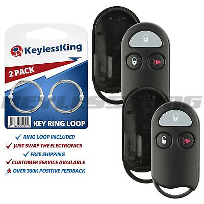 #ad 2 New Replacement Entry Remote Car Key Fob Horn Panic Shell Case for KOBUTA3T $9.95