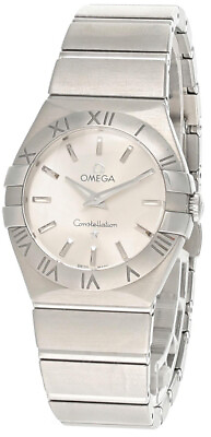 #ad Omega Constellation Women#x27;s SS Watch 123.10.27.60.02.001 Store Display $2120.00