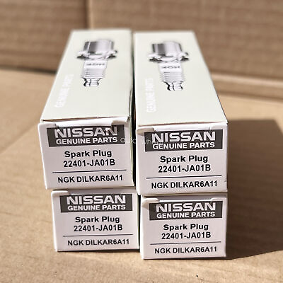 #ad 4x NGK Iridium Spark Plugs 22401 JA01B For Nissan Altima Rogue Sentra DILKAR6A11 $14.89