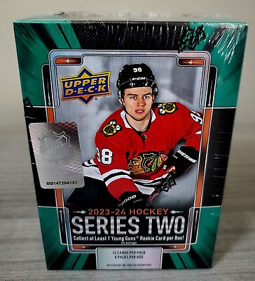 #ad 2023 24 Upper Deck Series 2 Hockey NHL Exclusive Blaster Box SEALED SHIPS TODAY $46.94