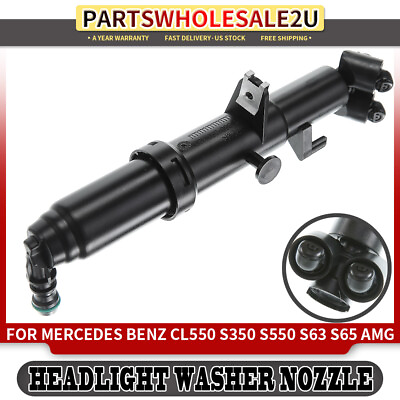 #ad Headlight Washer Nozzle for Mercedes Benz W216 W221 CL550 S350 S550 2218601447 $15.09