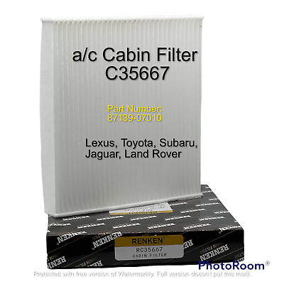 #ad Cabin Air Filter for Camry Highlander Prius Rav4 Tundra Venza RX350 xB C35667 $9.29