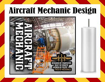 #ad Drink Flask Aircraft Mechanic Hot Cold Cup $54.99