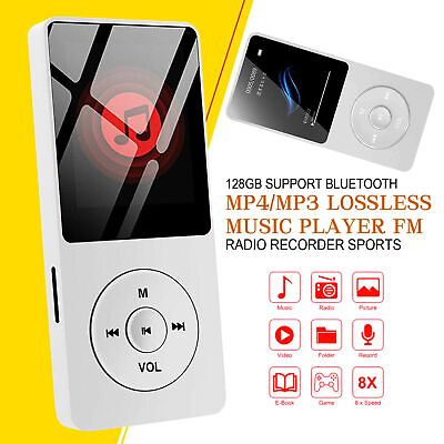 #ad 128GB Support Bluetooth MP4 MP3 Lossless Music Player FM Radio Recorder Sport $11.59