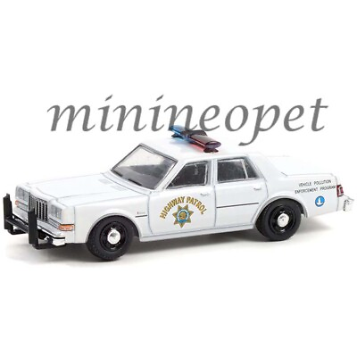 #ad 1988 DODGE DIPLOMAT CHP CALIFORNIA HIGHWAY PATROL POLICE 1 64 WHITE 42970 C $6.85