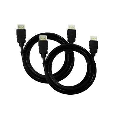 #ad #ad HDMI CABLE 2 PACK 4K HIGH SPEED with ETHERNET 3 6 10 15ft for HD LAPTOP LOT BULK $269.99