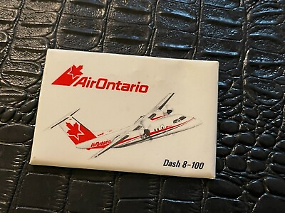 #ad #ad VINTAGE NOS PINBACK #42 AIR ONTARIO airlines CANADA $12.00