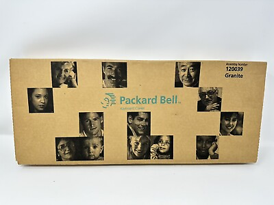 #ad Vintage Packard Bell Clicky Keyboard FDA 1021 PS 2 Rare Retro New in Box $72.99