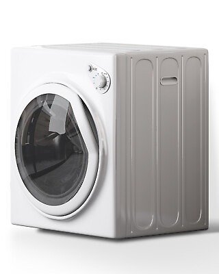 #ad 13 lbs Electric Compact Dryer Front Load Clothes Dryer with Stainless Steel Tub $275.99