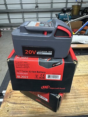 #ad NEW Ingersoll Rand IQV20 BL2022 Lithium Ion Battery 5.0Ah 20V Genuine IR OEM $195.00