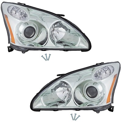 #ad Pair Set of 2 HID Headlights Driving Head lights Headlamps Driver amp; Passenger $168.33
