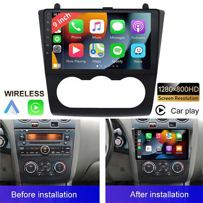 #ad For 2008 2012 Nissan Altima Apple Carplay Car Radio Android GPS FM Stereo DSP $115.70