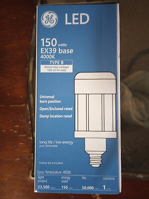 #ad NEW GE LED150ED28 740 LED HID Lamp 22611 $75.00