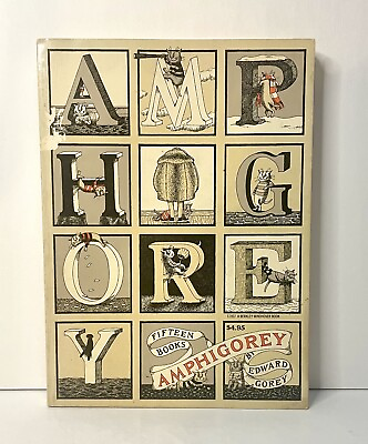 #ad Edward Gorey Amphigorey: Fifteen Books Published by Paragon 1979 $18.00