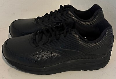 #ad Brooks Addiction Walker 2 Walking Shoe Black Men#x27;s Size 11 Wide 2E $148.88
