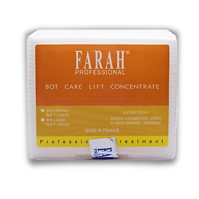 #ad Farah BOT CARE LIFT CONCENTRATE F 236 20 PCS X 4ML $103.00