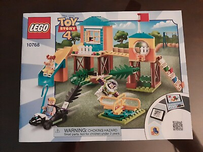 #ad 10768 Lego Toy Story 4 manual only $5.00