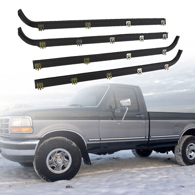 #ad 4PCS Weatherstrip Window Moulding Trim Seal for 1987 1997 Ford F150 F250 F350 US $35.99