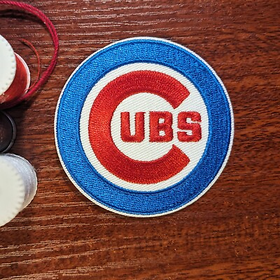 #ad Chicago Cubs Patch MLB Baseball Cubbies Embroidered Iron On 3quot; $5.00