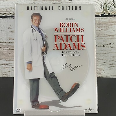 #ad Patch Adams DVD 2001 2 Disc Set Ultimate Edition Transparent Digipak $5.39