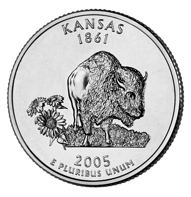 #ad 2005 D Kansas State Quarter $1.55