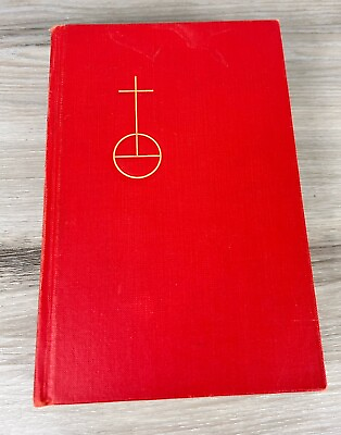 #ad Vintage Service Book and Hymnal Lutheran Church 1969 Music Ed. Red Hardcover $13.00