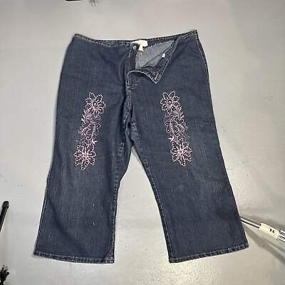 #ad Y2K Vintage Plus Size 20 Women’s Neeso Jeans Capris? $25.00