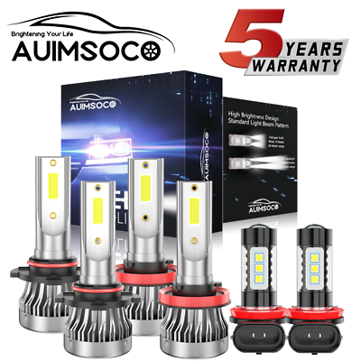 #ad For Acura RDX 2013 2015 Base Sport Utility 4 Door 3.5L LED Headlight Fog Bulbs $36.99