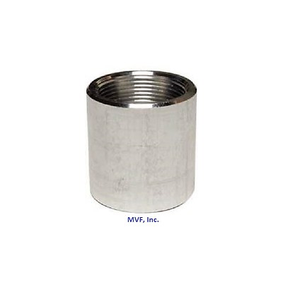 #ad 1quot; NPT Threaded Full Coupling Aluminum 6061 T Schedule 40 Pipe Fitting A050641 $9.58