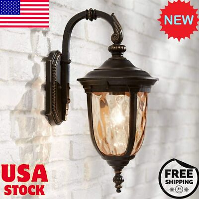 #ad Wall Sconce for Patio Deck and Garage Beautiful Bronze Outdoor Light Fixture $259.99