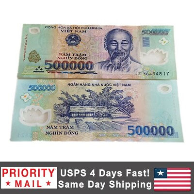 #ad 10000000 VND Vietnam Dong Banknote Polymer Money Vietnamese Bill Ten Millions $615.00