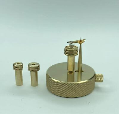 #ad F31415 Brass Tool with Adjustable 8mm 9.5mm 11mm Support for Watch Balance cock $39.99