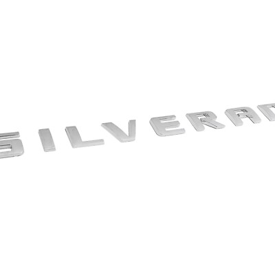 #ad #ad 3D Fender Door Emblem For Silverado 1500 2500HD Letter Nameplate Side Tailgate $9.99