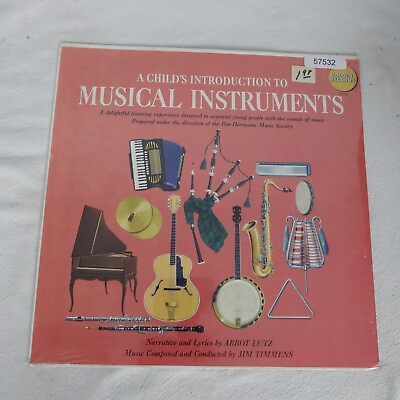 #ad NEW Jim Timmens A Child#x27;S Introduction To Musical Instruments w Shrink LP Vinyl $15.82