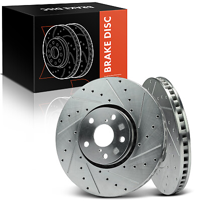 #ad 2x Drilled Brake Rotors for Lexus IS350 2006 2021 IS250 IS300 GS350 GS430 Front $97.99