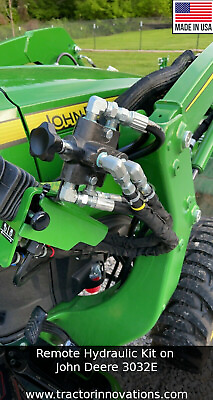 #ad Remote Hydraulic Kit John Deere 2 3 4 Series Tractors–Simple 15 min. install $595.00